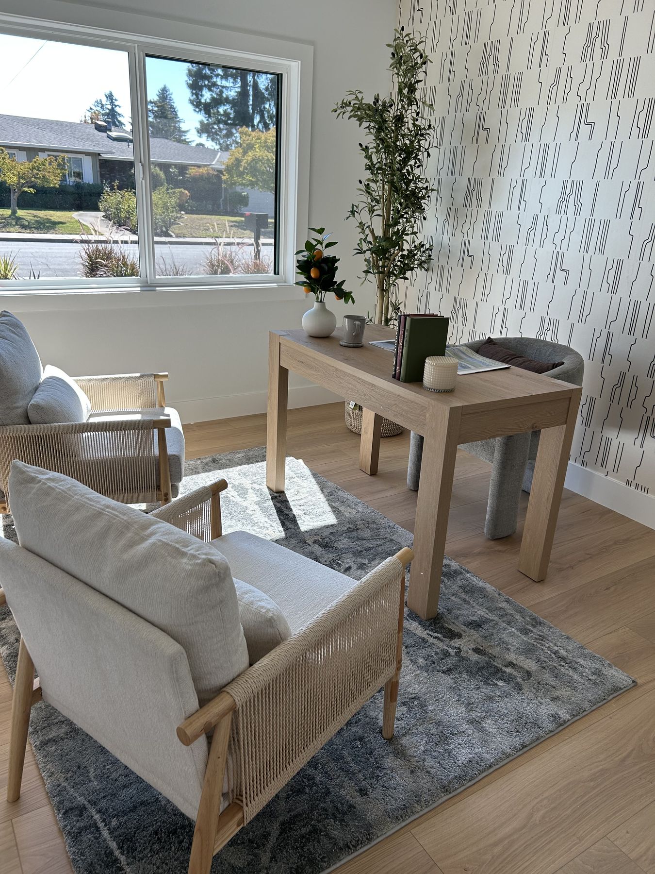 Office staged by Feather & Pine, Kensington, Fremont