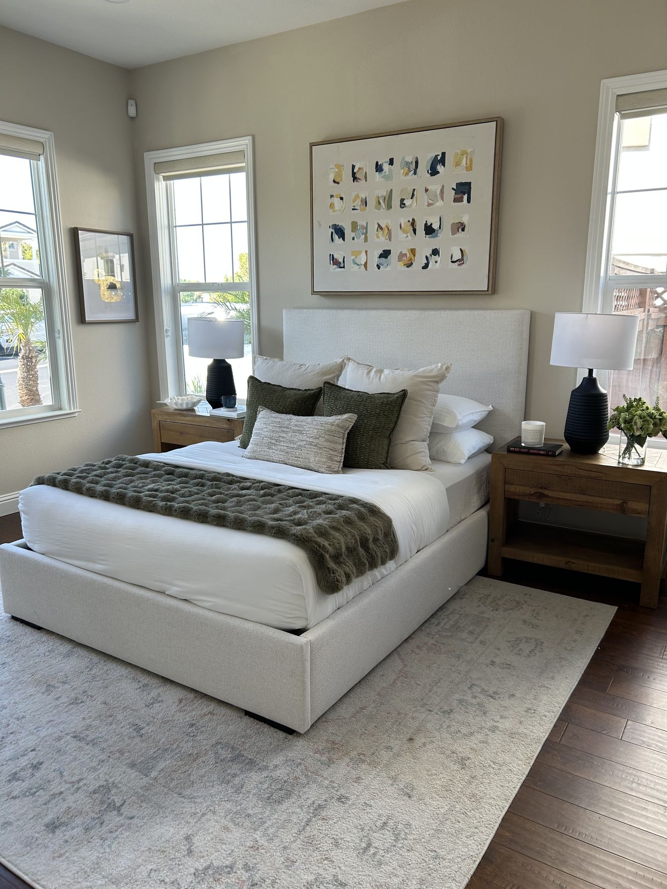 Bedroom staged by Feather & Pine, Madden, Dublin