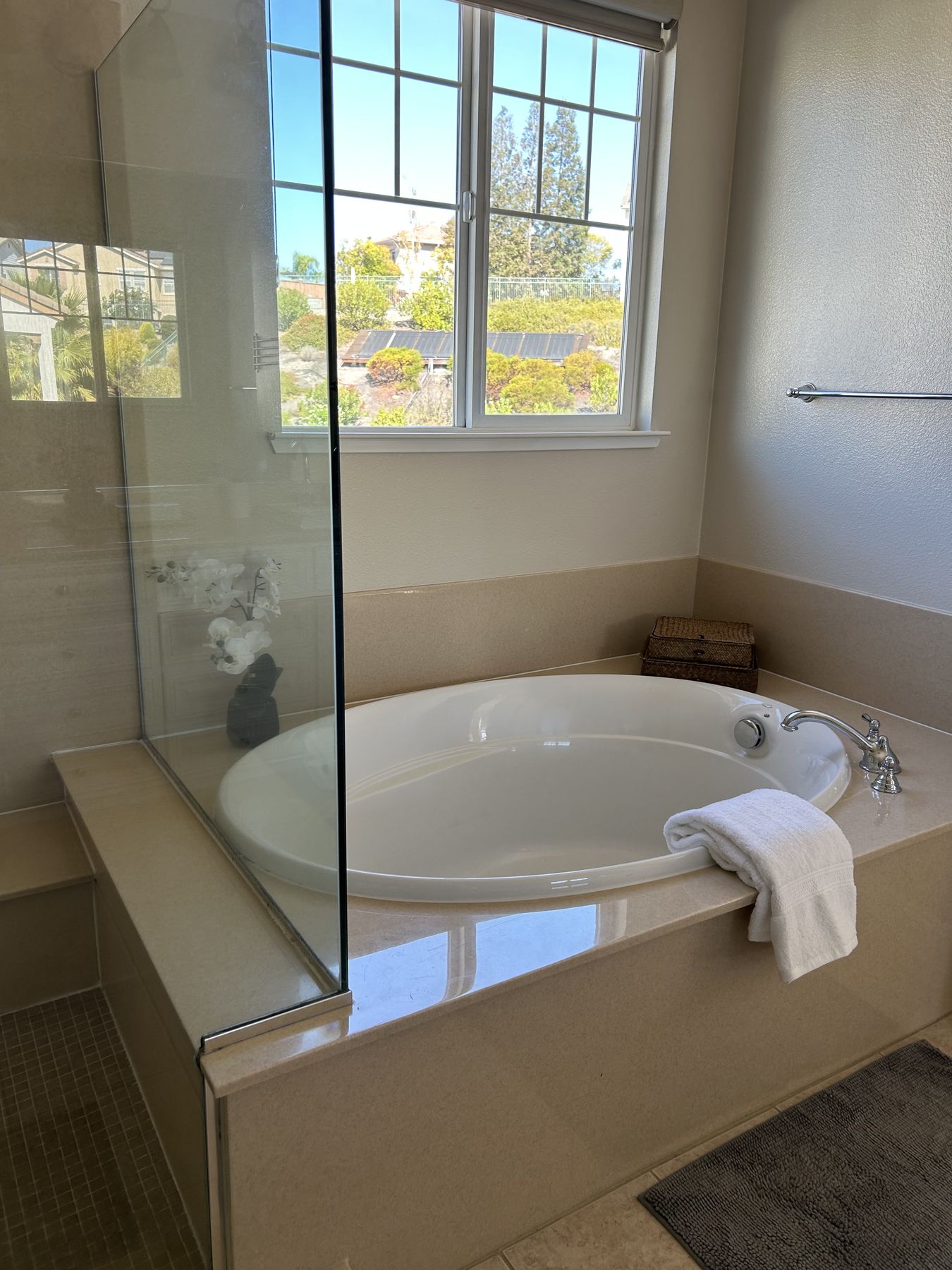 Primary bath staged by Feather & Pine, Madden, Dublin