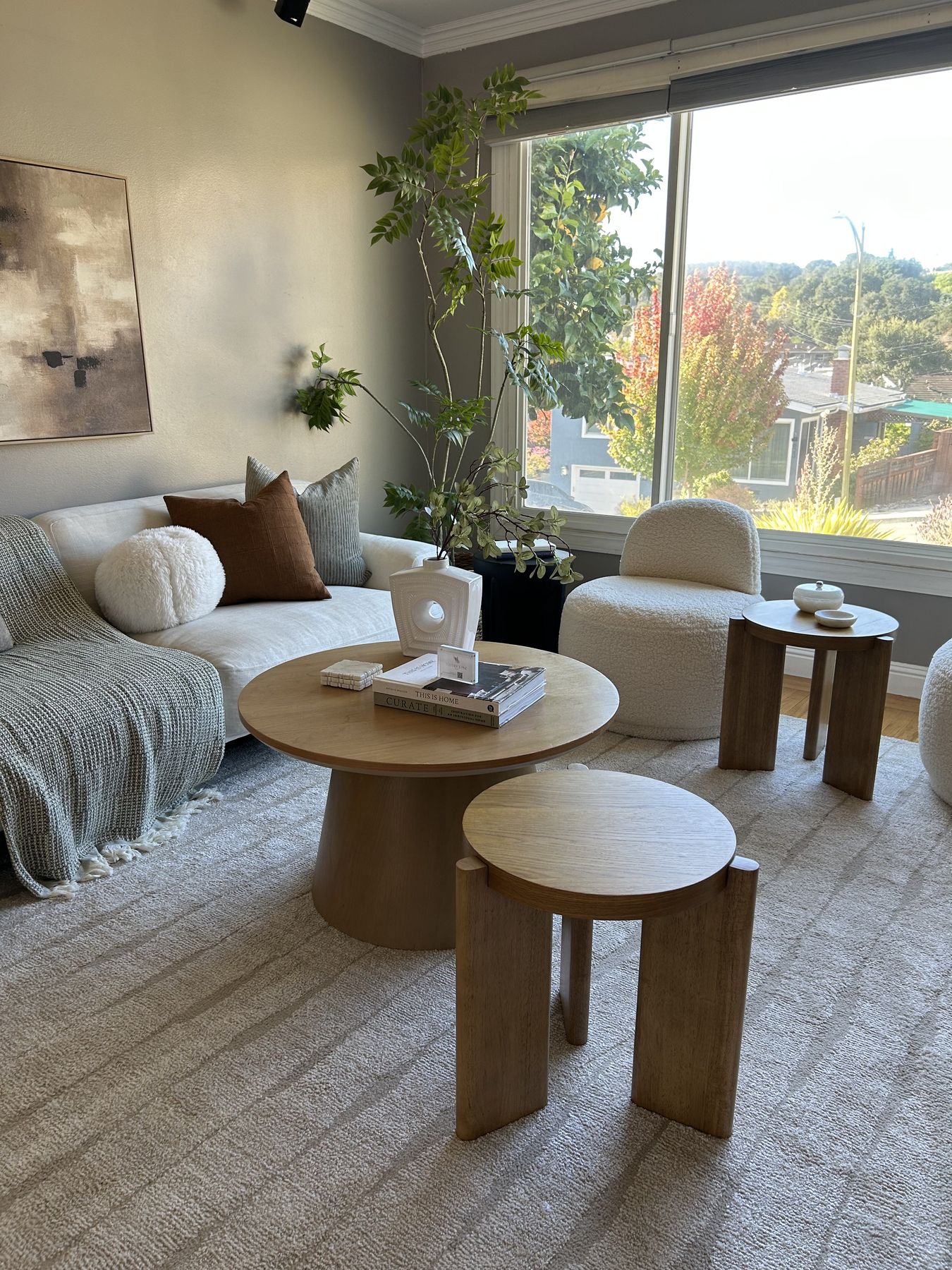 Home staged by Feather & Pine: Pepper Drive, San Bruno