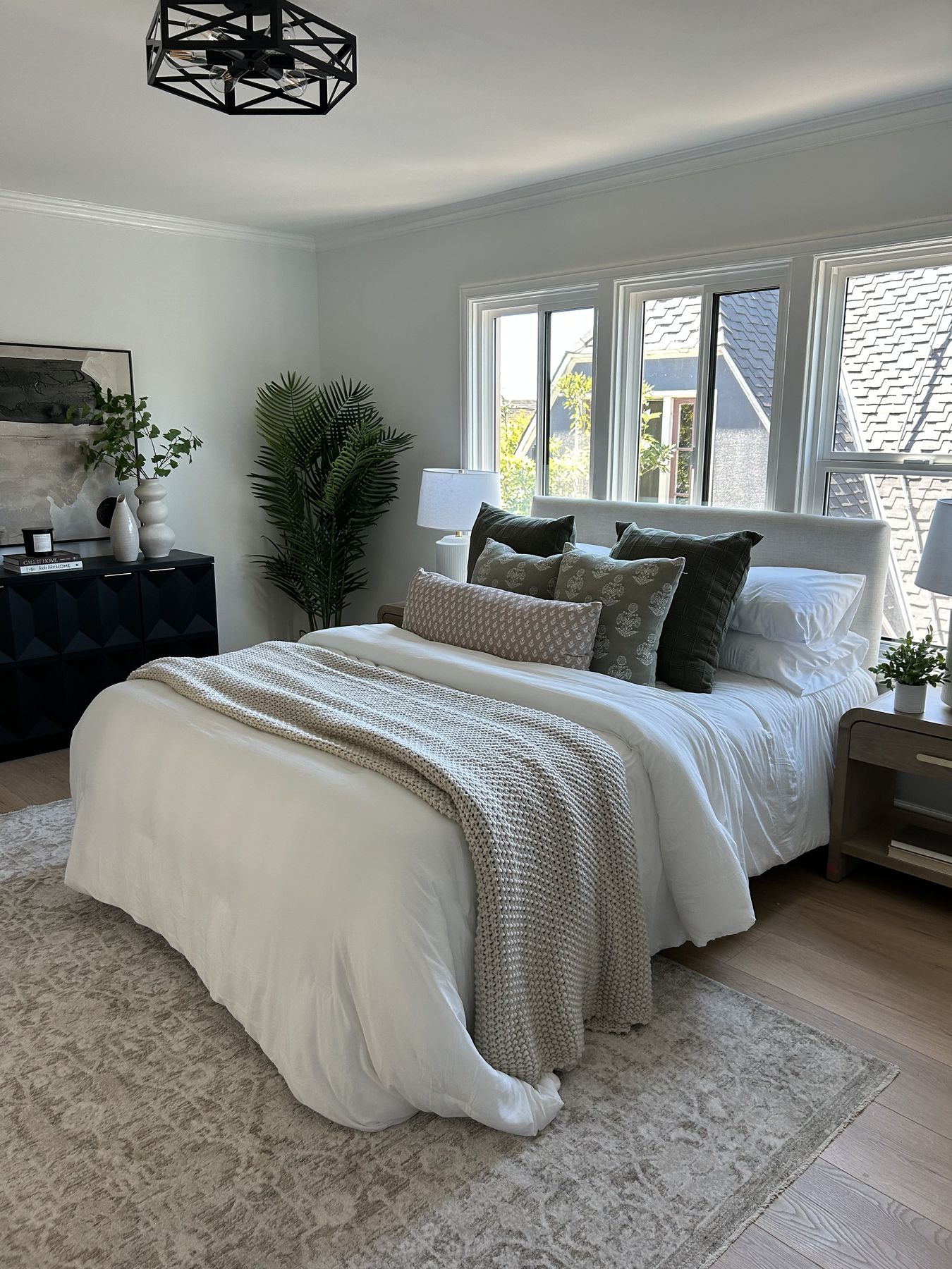 Bedroom staged by Feather & Pine, Sheffield, Oakland