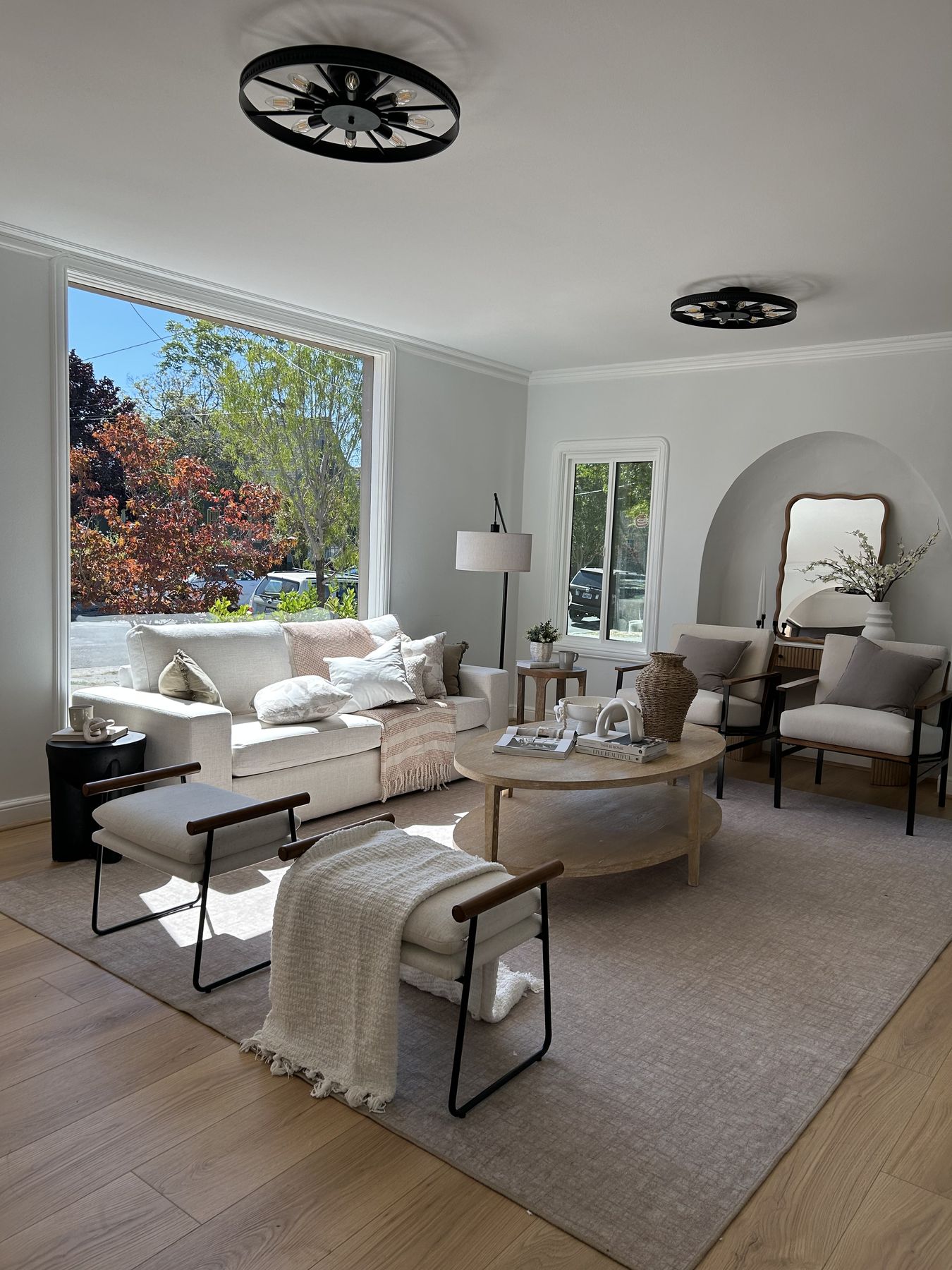 Home staged by Feather & Pine: Sheffield, Oakland