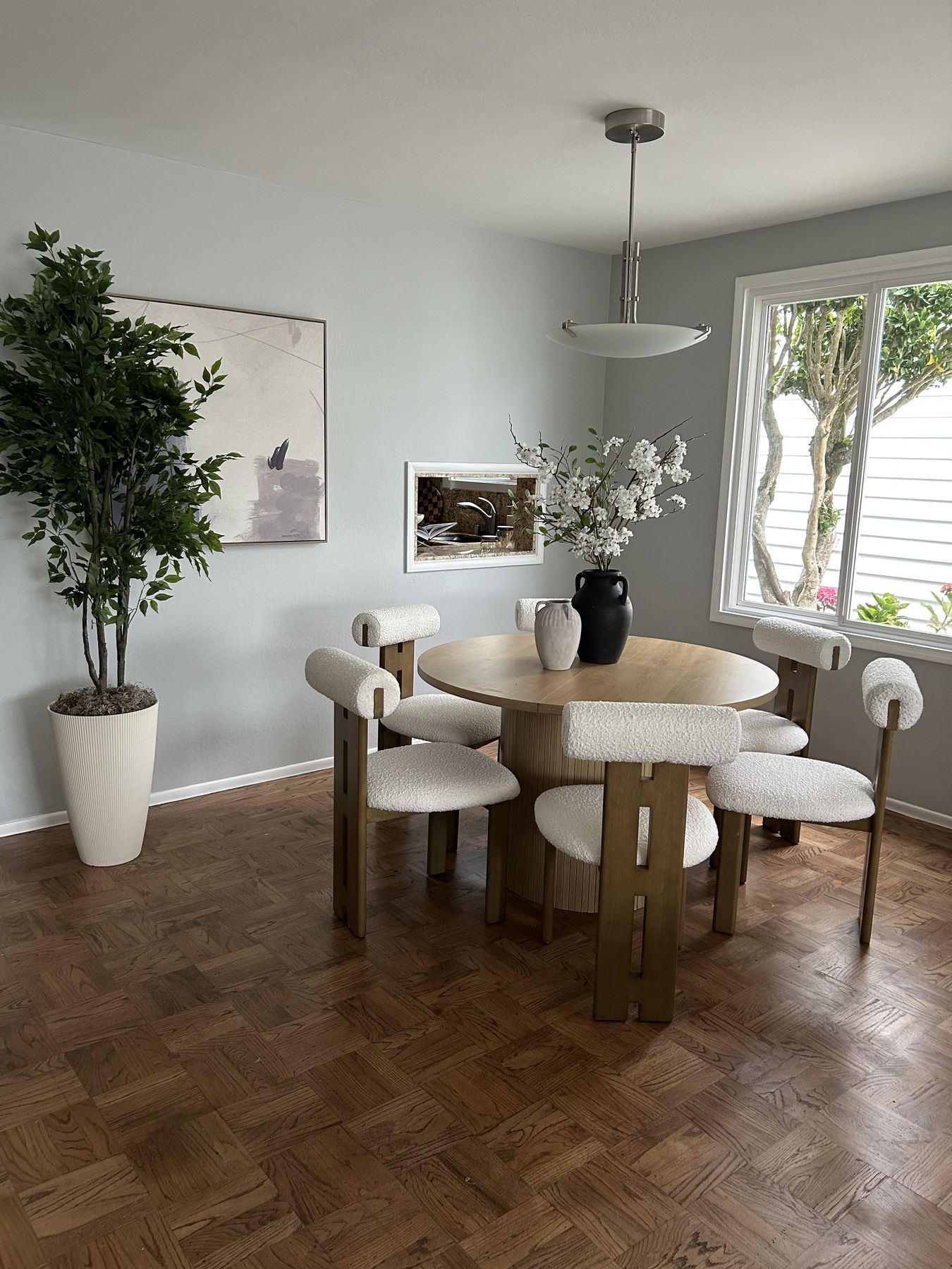 Dining staged by Feather & Pine, Skyline, Daly City