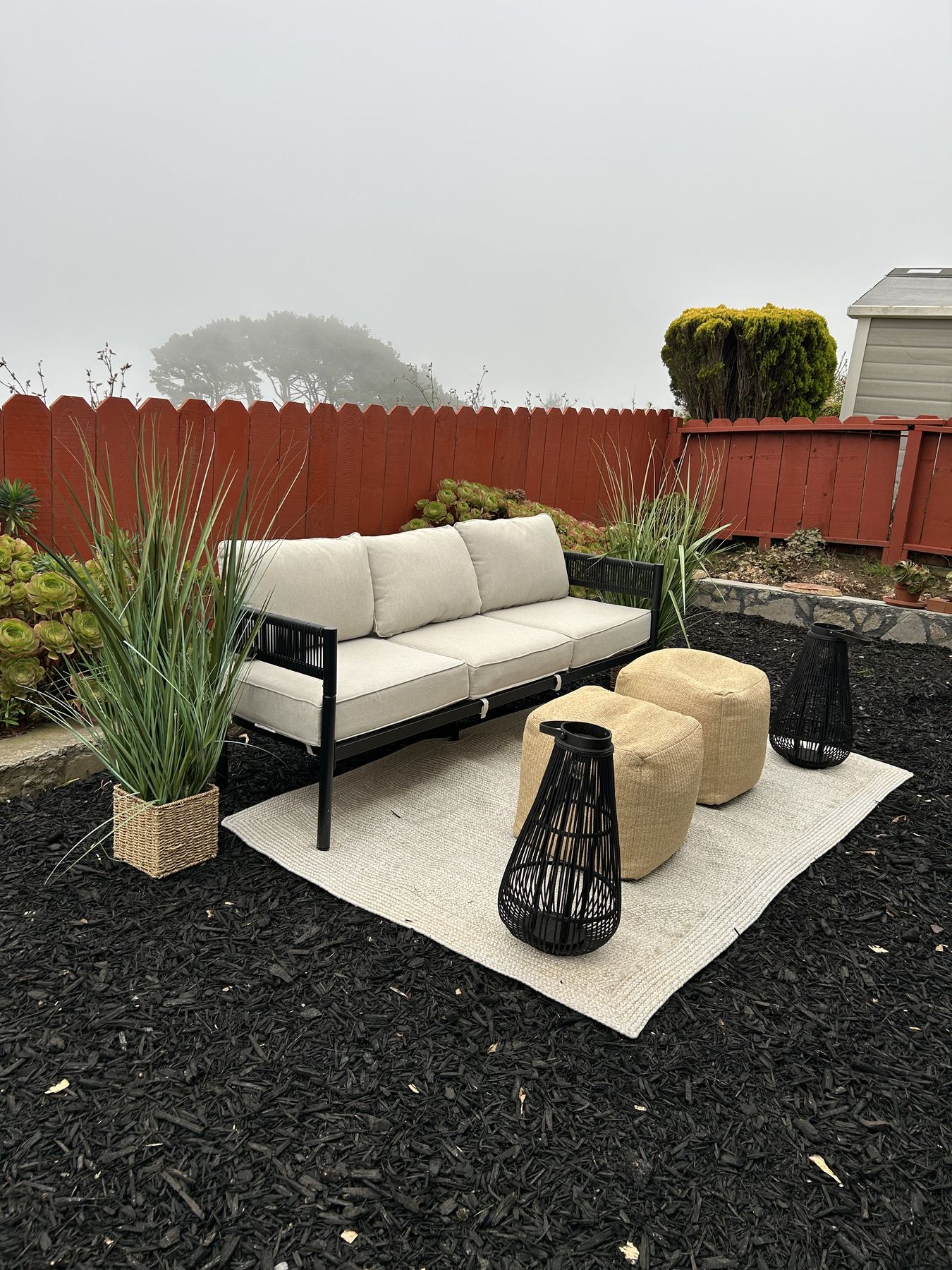 Patio staged by Feather & Pine, Skyline, Daly City