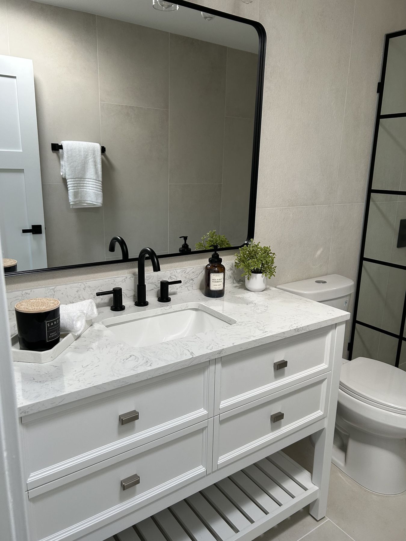 Bath staged by Feather & Pine, Vesper, Fremont