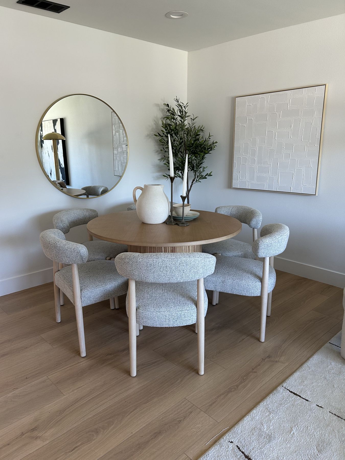 Dining staged by Feather & Pine, Vesper, Fremont